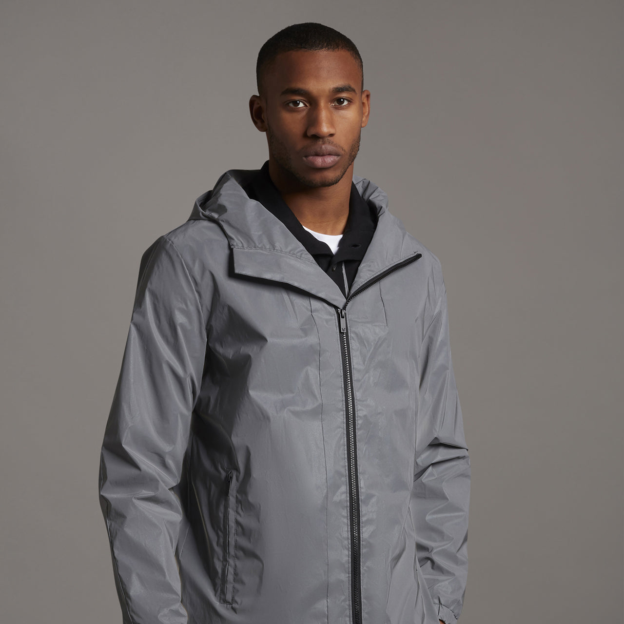 Lyle & Scott Reflective Hooded Jacket Inocencia