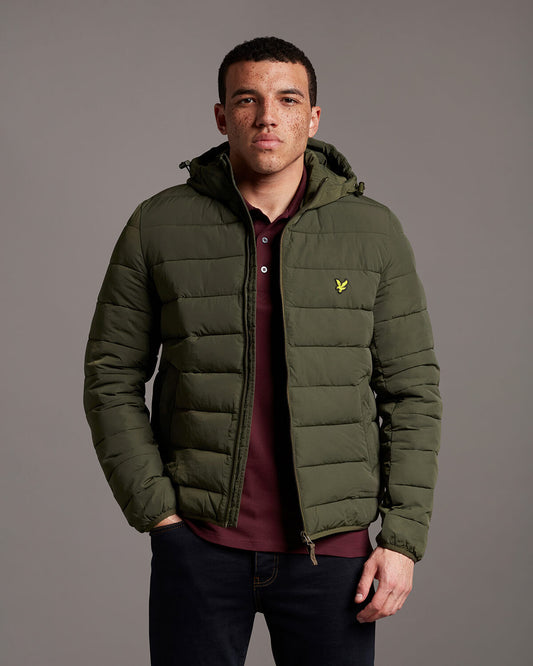 Lyle & Scott Lightweight Puffer Jacket Olive