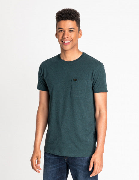Lee Ultimate Pocket Tee in Bottle Green