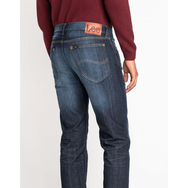 Lee Daren Regular Straight Jeans in Strong Hand Blue AADB