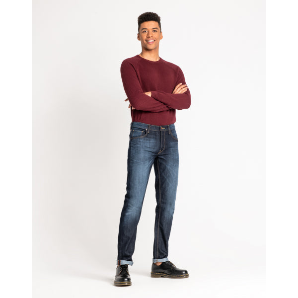 Lee Daren Regular Straight Jeans in Strong Hand Blue AADB