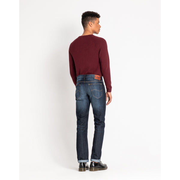 Lee Daren Regular Straight Jeans in Strong Hand Blue AADB