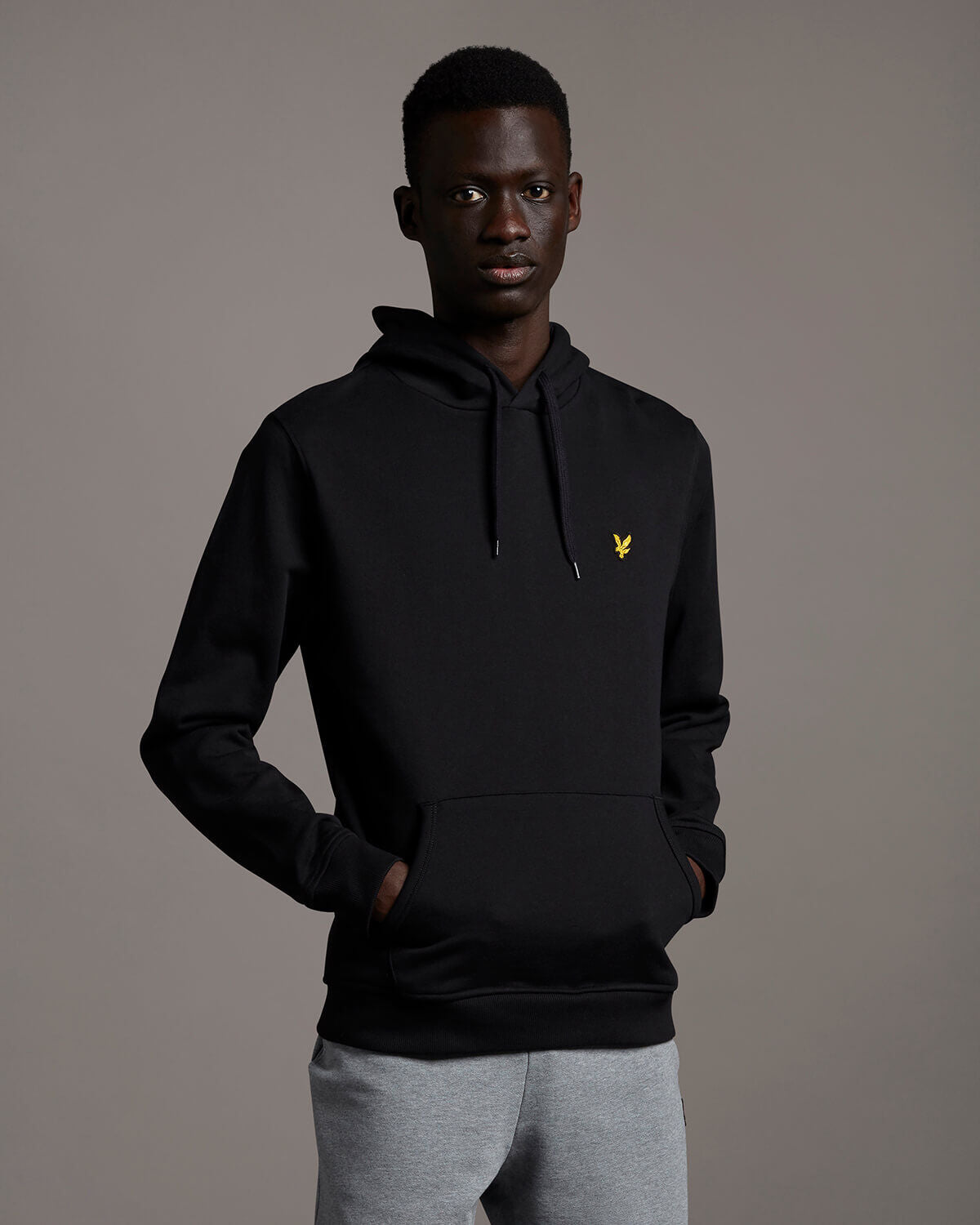 Lyle & Scott Pull Over Hoodie Sweat Black