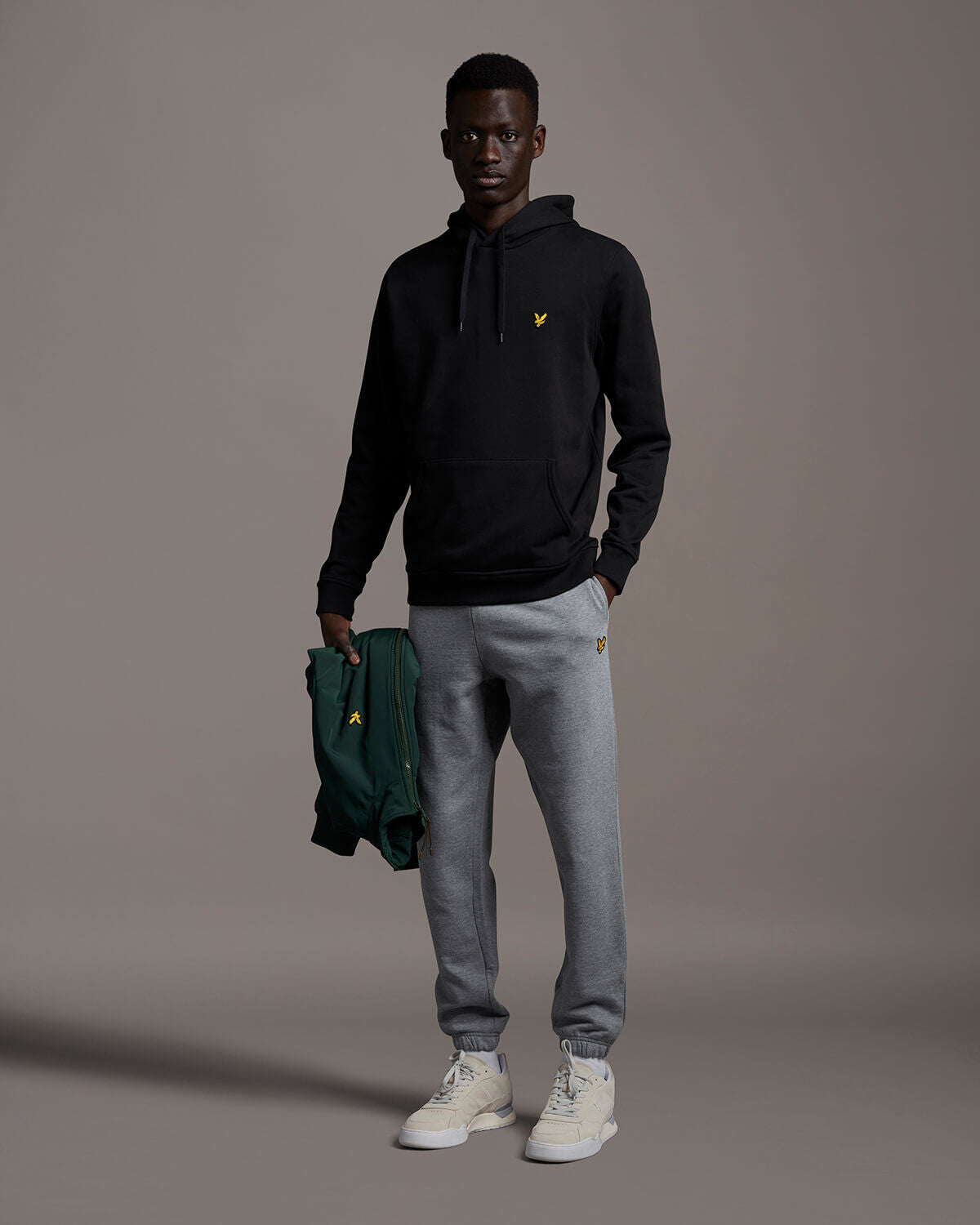 Lyle & Scott Pull Over Hoodie Sweat Black