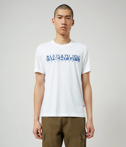 Napapijri Solanos Graphic T-Shirt in White