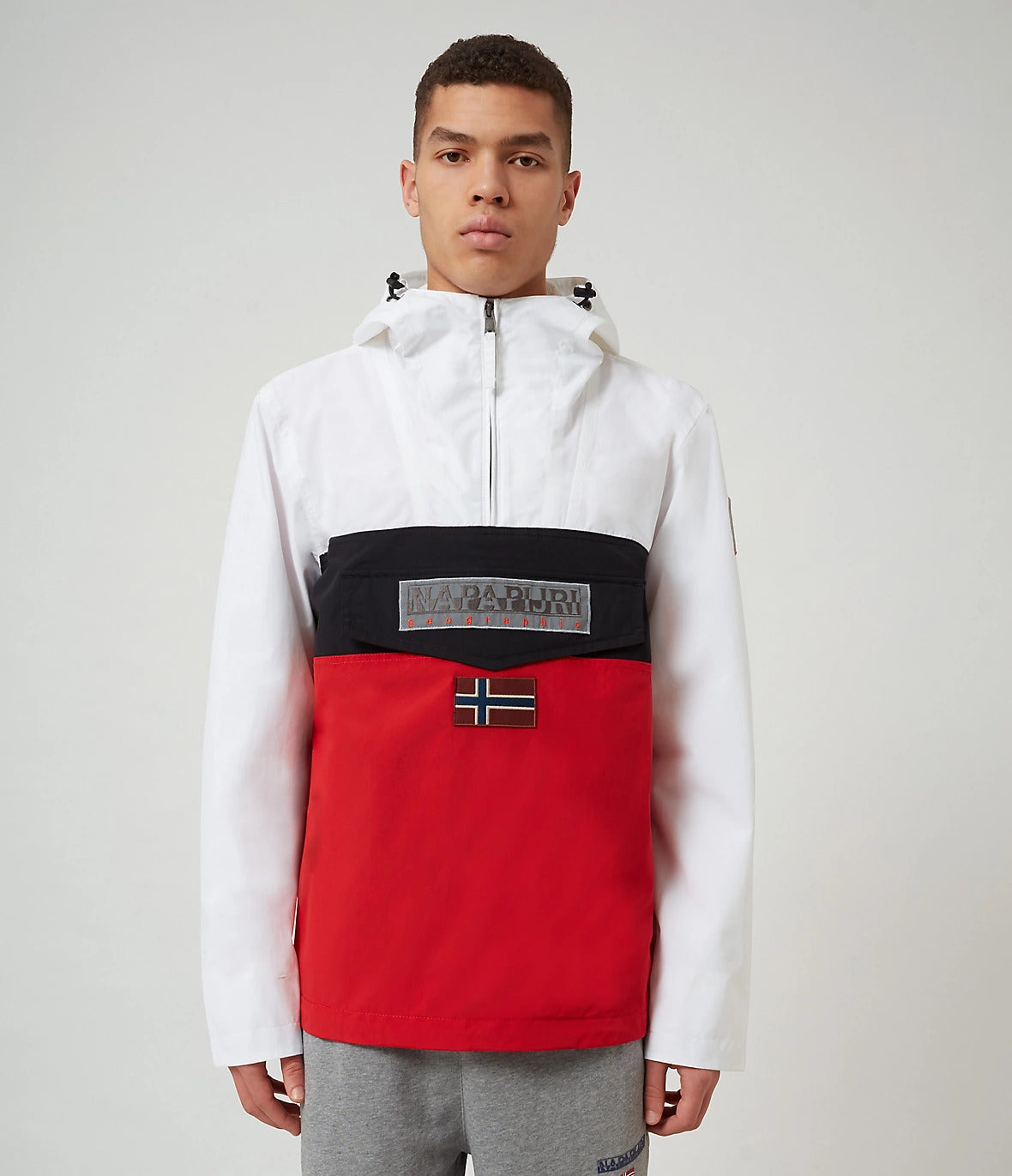 Napapijri red rainforest jacket on sale