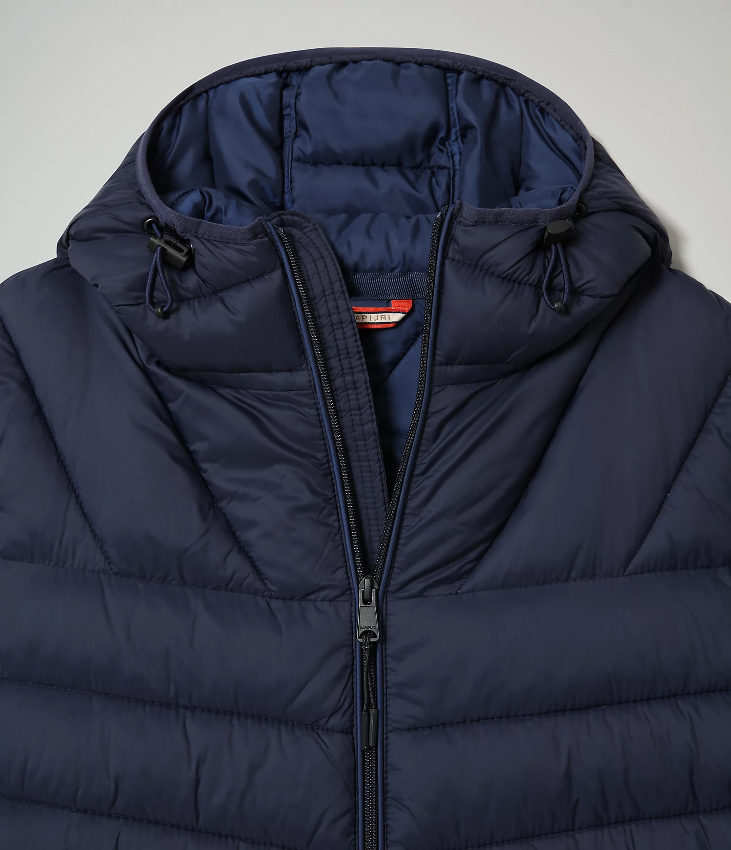 Napapijri Aerons Hood Quilted Puffer Jacket Blue Marine