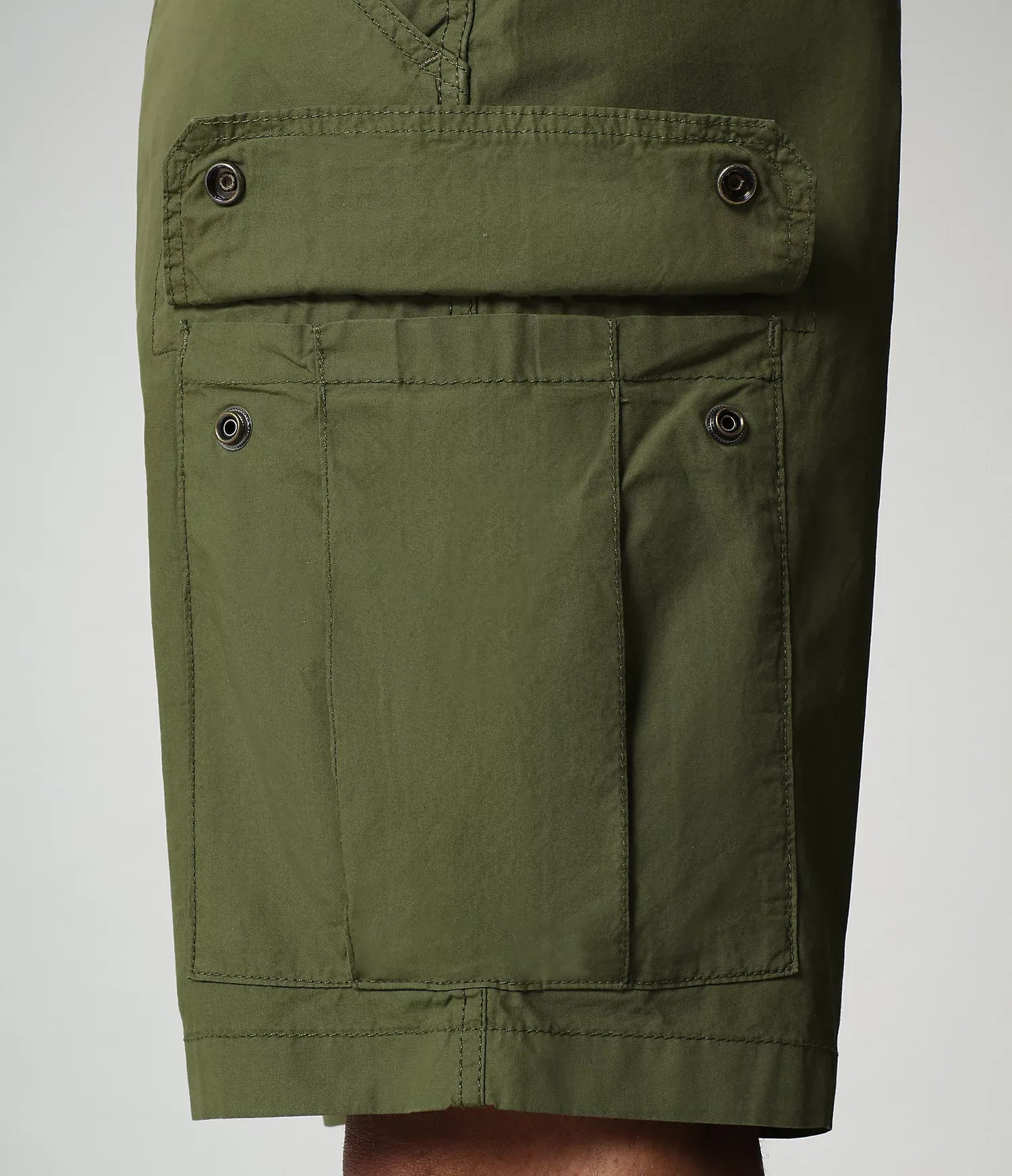 Napapijri Noto Cargo Shorts in Green Cypress
