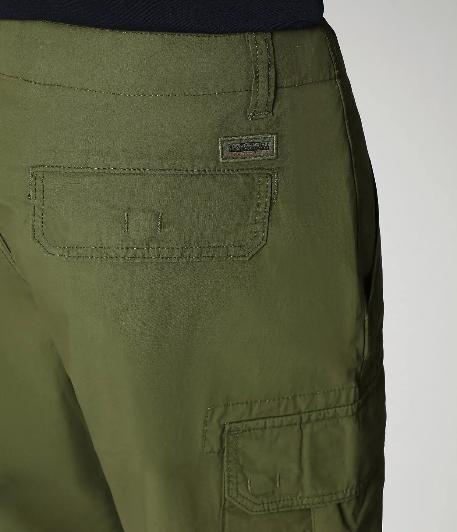 Napapijri Noto Cargo Shorts in Green Cypress