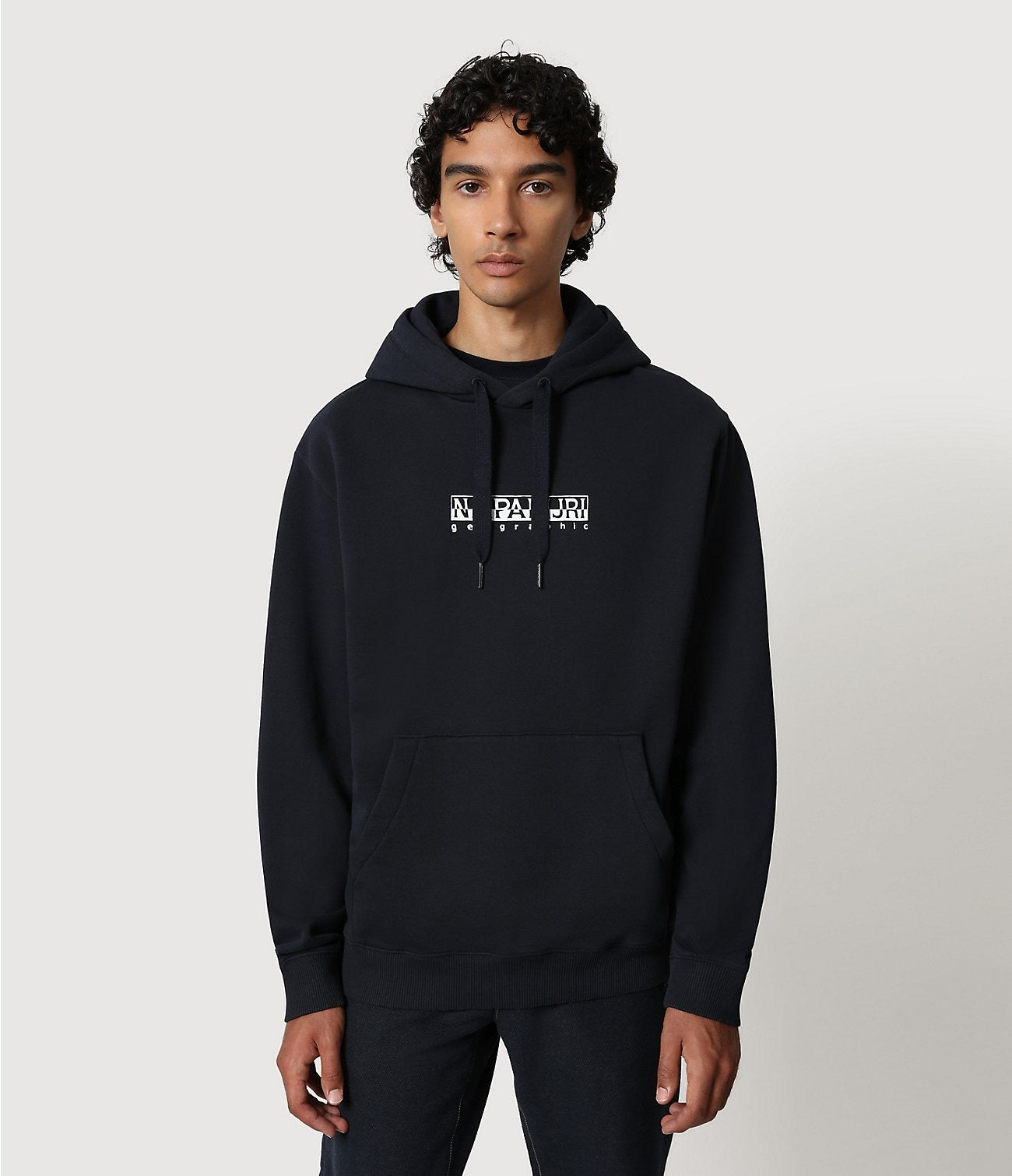 Napapijri B-Box Hoodie in Blu Marine
