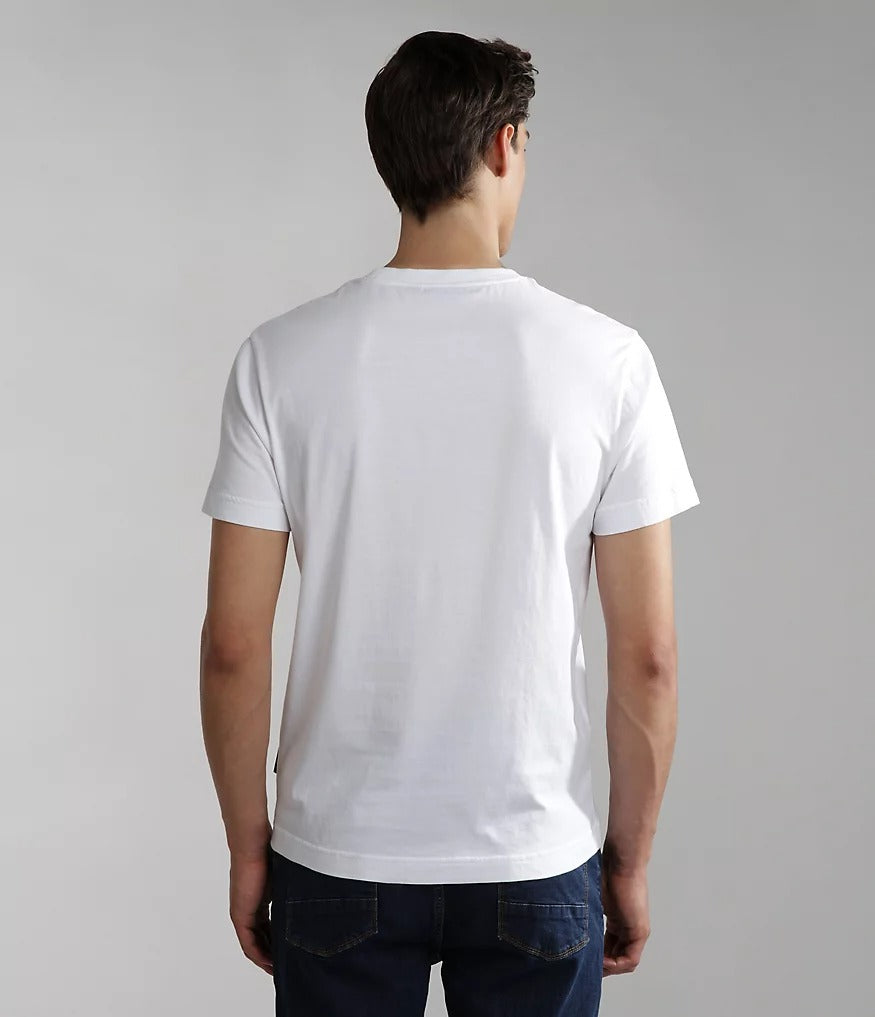 Napapijri S-Ayas SS T-Shirt in Bright White