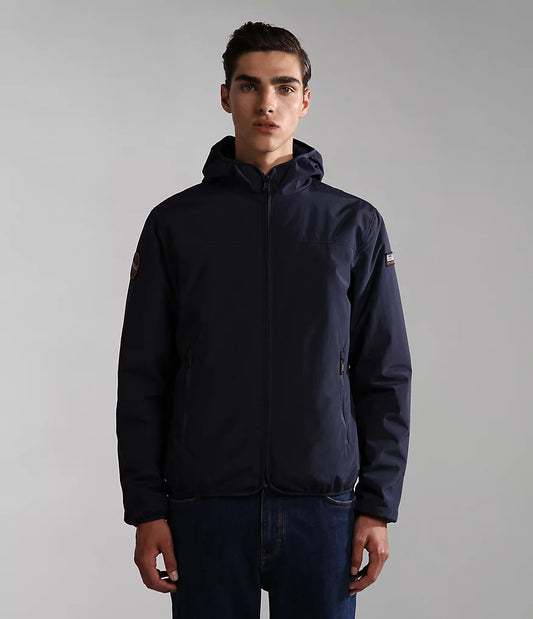 Napapijri Avalon Winter Short Jacket in Blu Marine