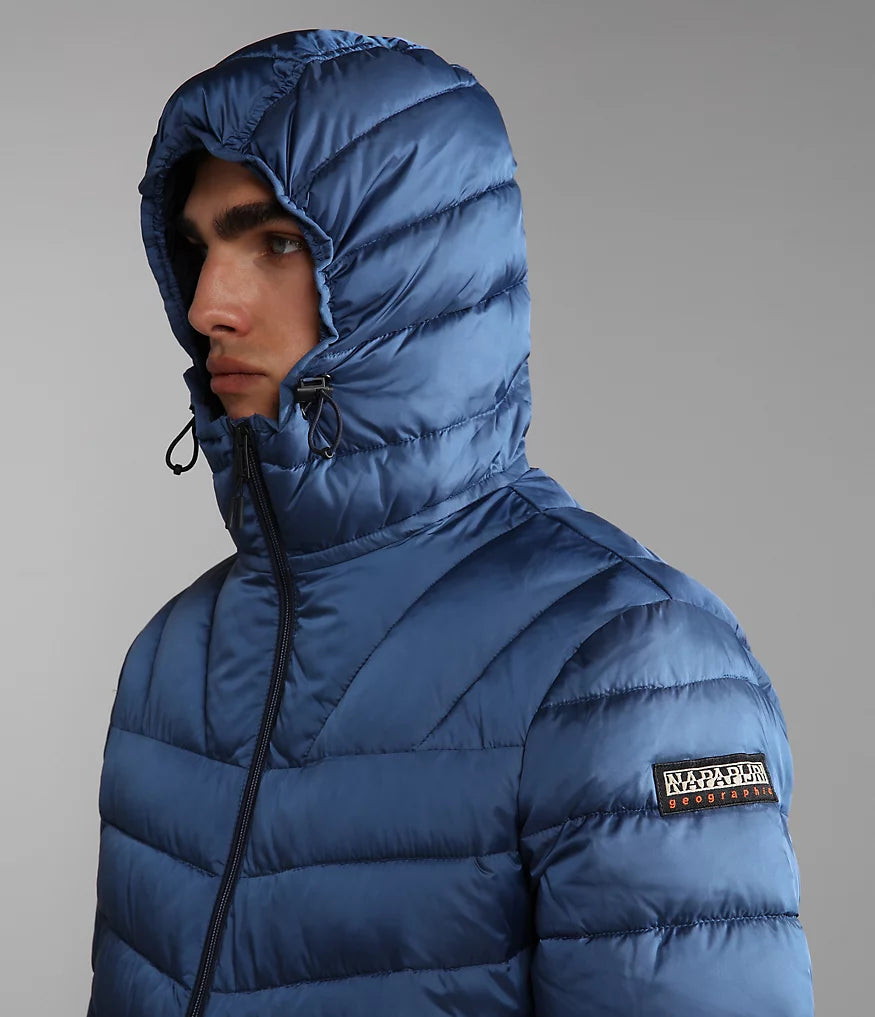 Napapijri Aerons Short Jacket in Blue Ensign