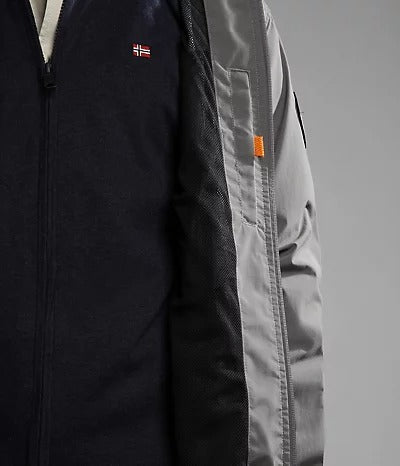 Napapijri Agard Bomber Jacket Gray Granite