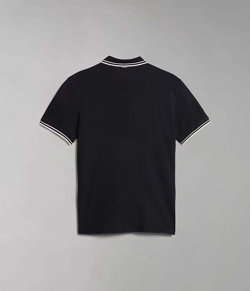 Napapijri Macas Short Sleeve Polo shirt in Blue Marine