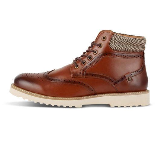 Nicholas Deakins Udon Brogue Boots Brown