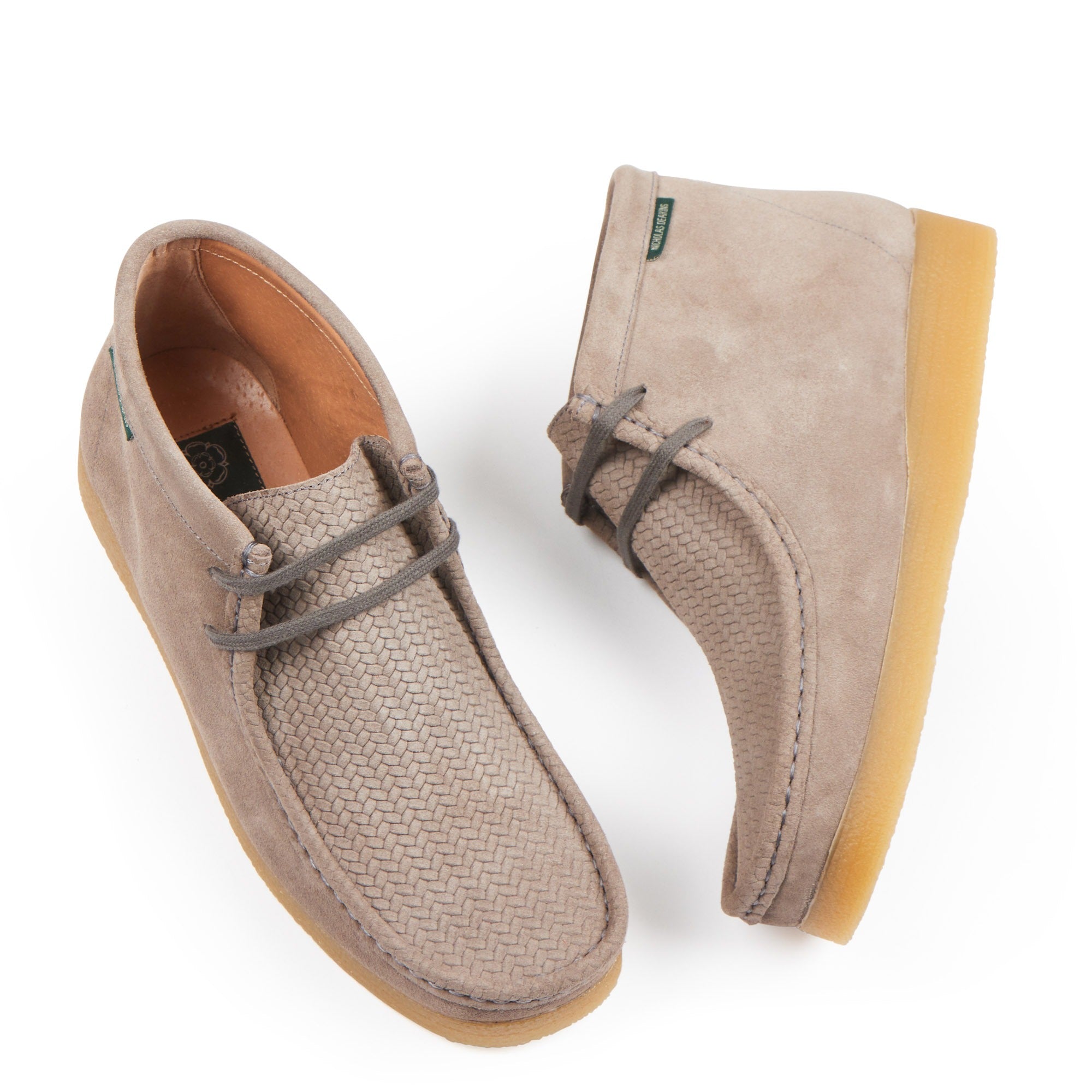 Nicholas Deakins Solo Boots Grey Suede