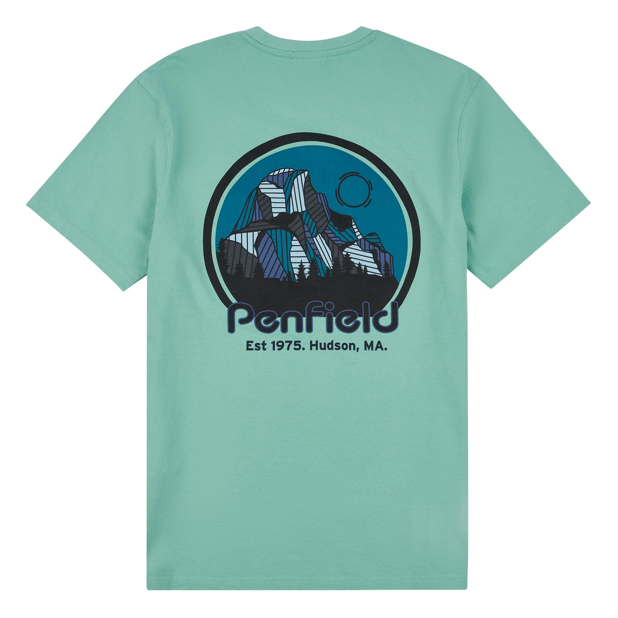 Penfield Yosemite Circle Backprint T-Shirt Wasabi Green