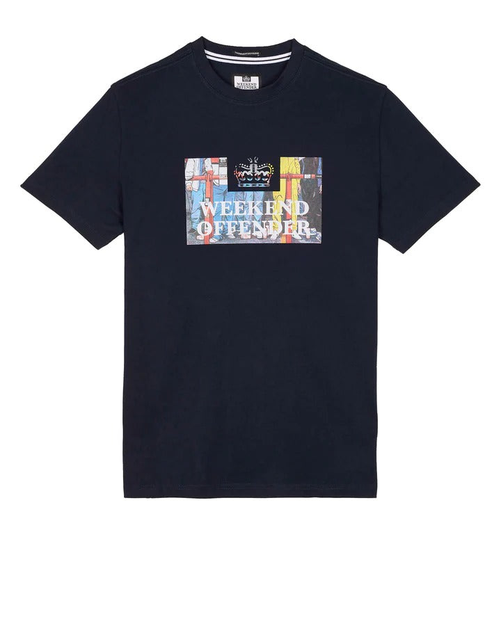 Weekend Offender Bissel T-Shirt Navy