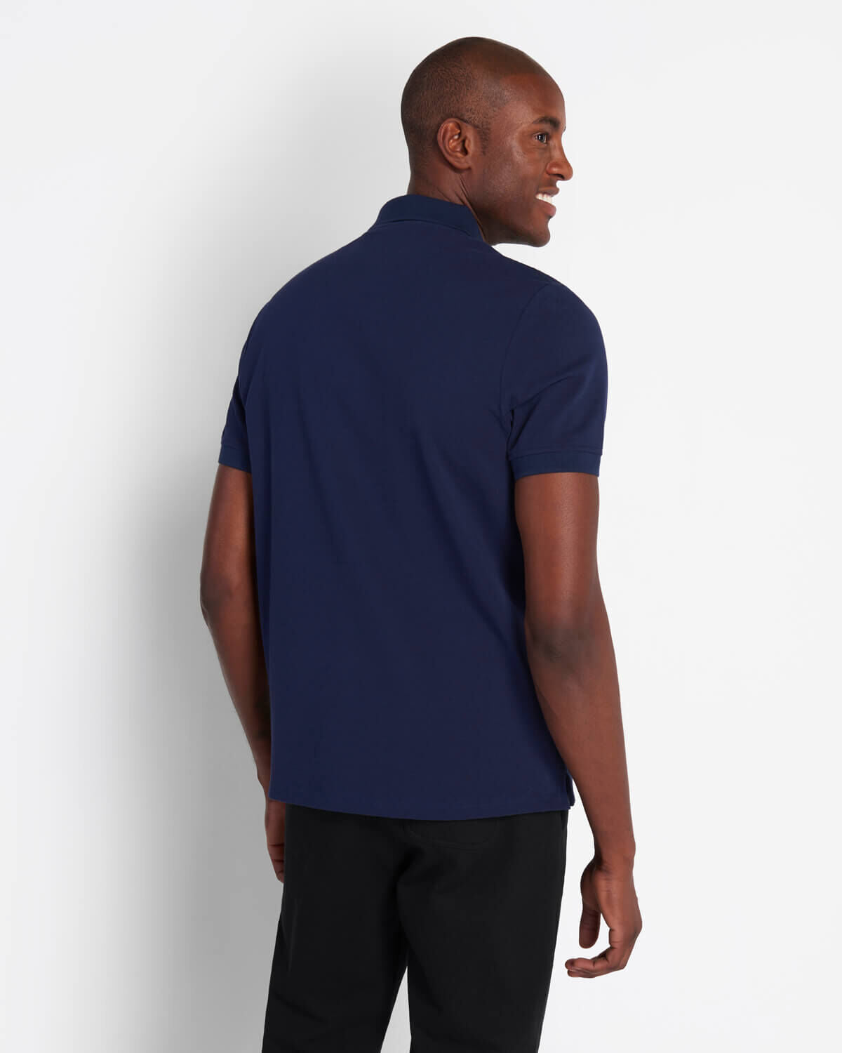 Lyle & Scott Classic Pique Polo in Navy