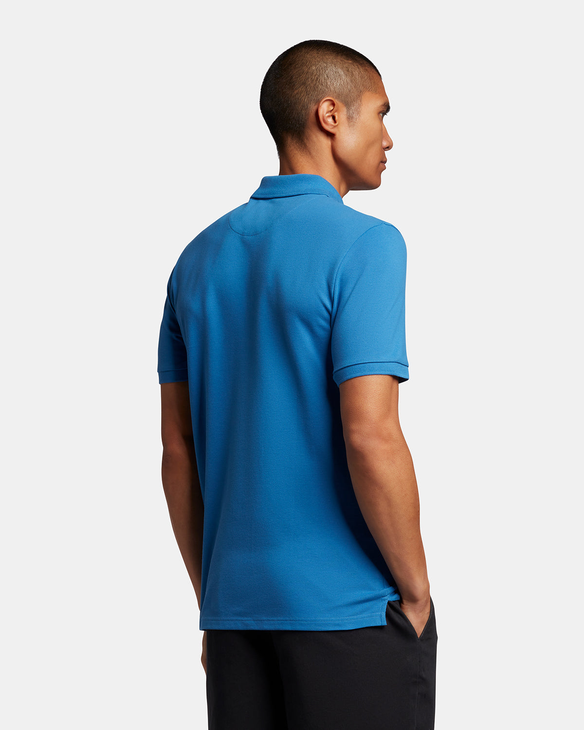 Lyle & Scott Plain Polo Shirt in Spring Blue