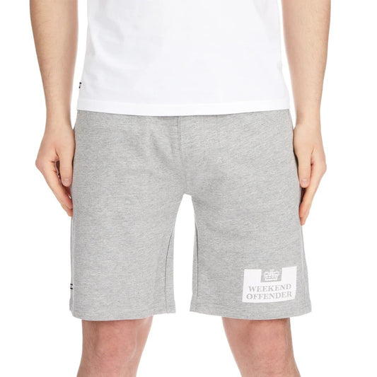 Weekend Offender Action Sweat Shorts in Grey Marl
