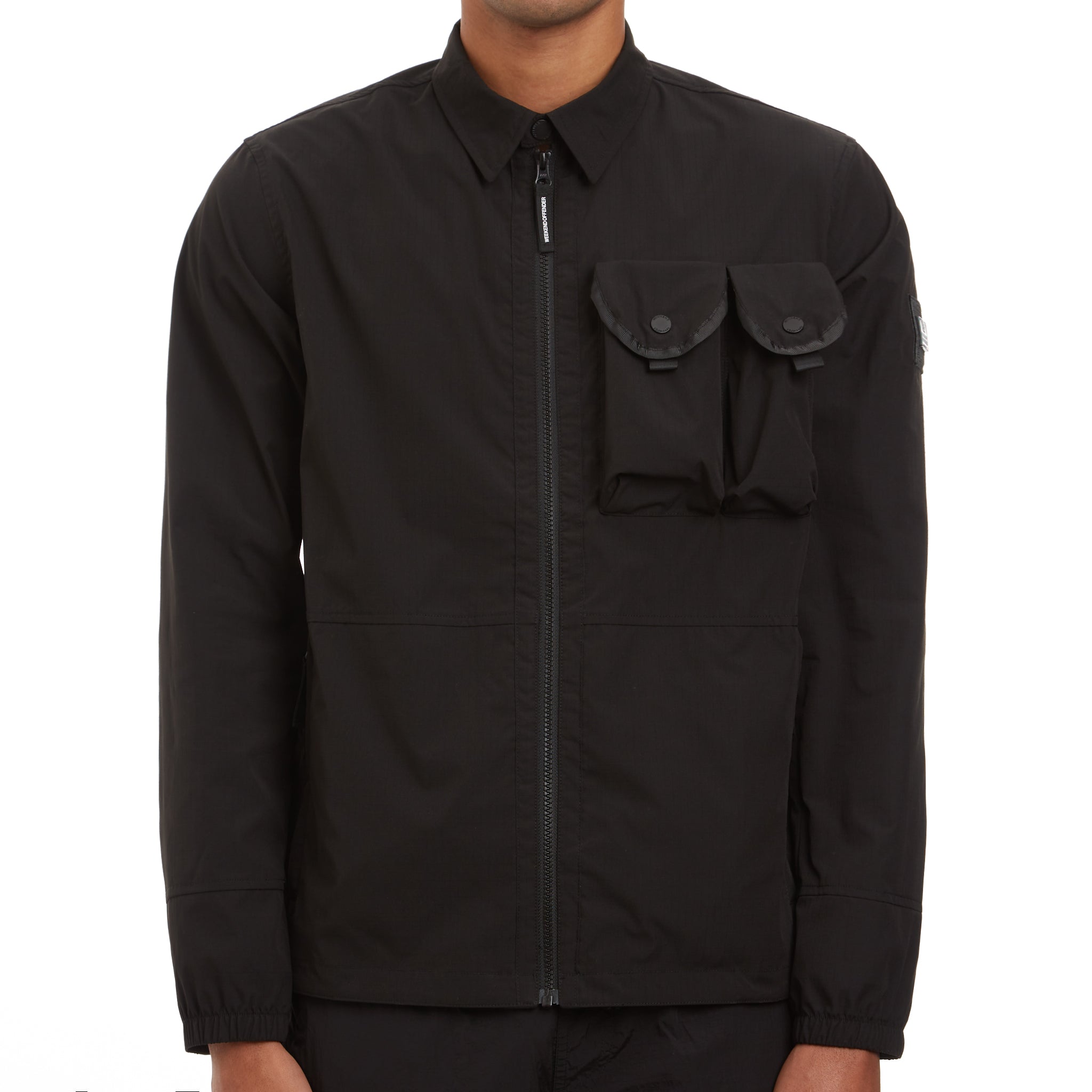 Weekend Offender Walnut Creek Overshirt in Black