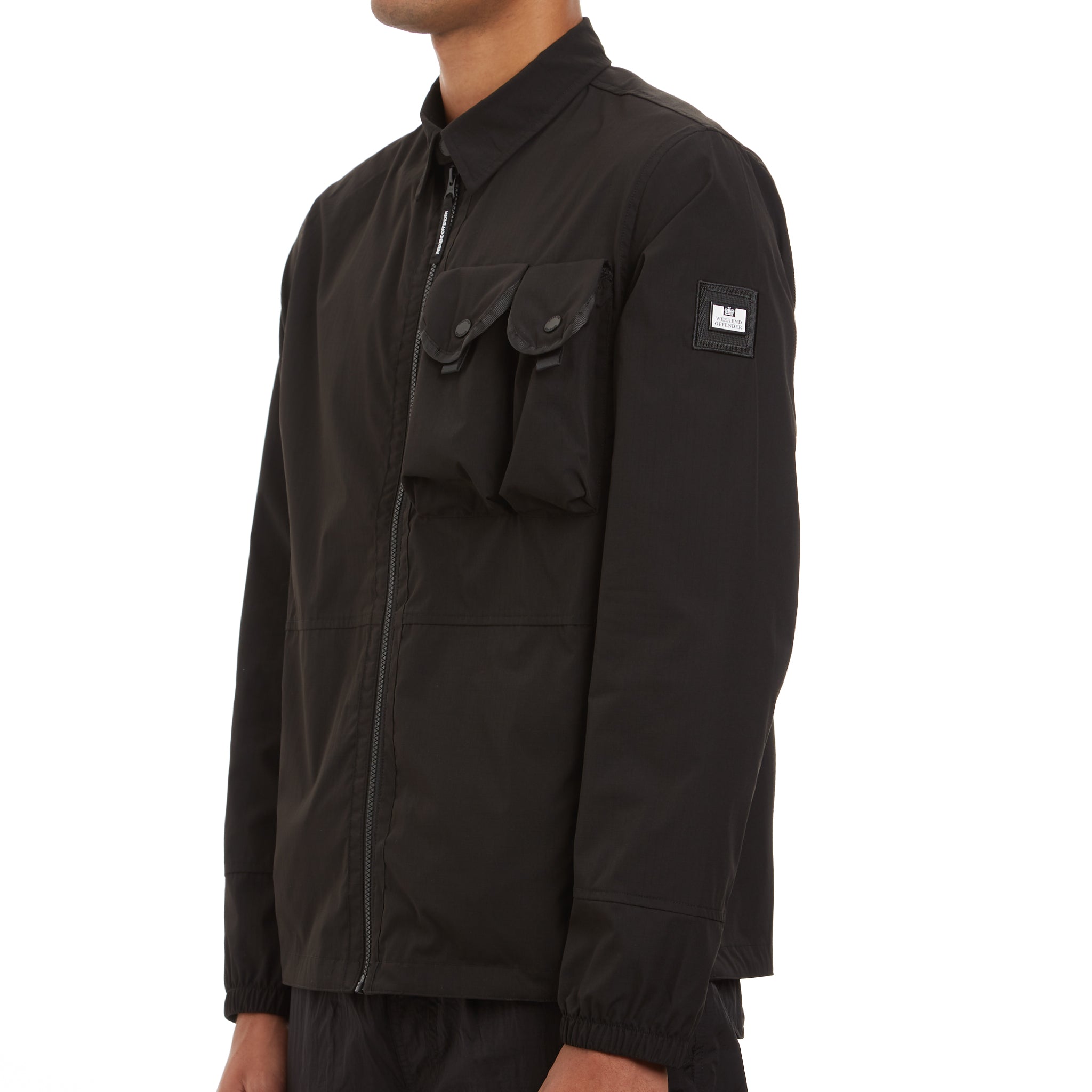 Weekend Offender Walnut Creek Overshirt in Black