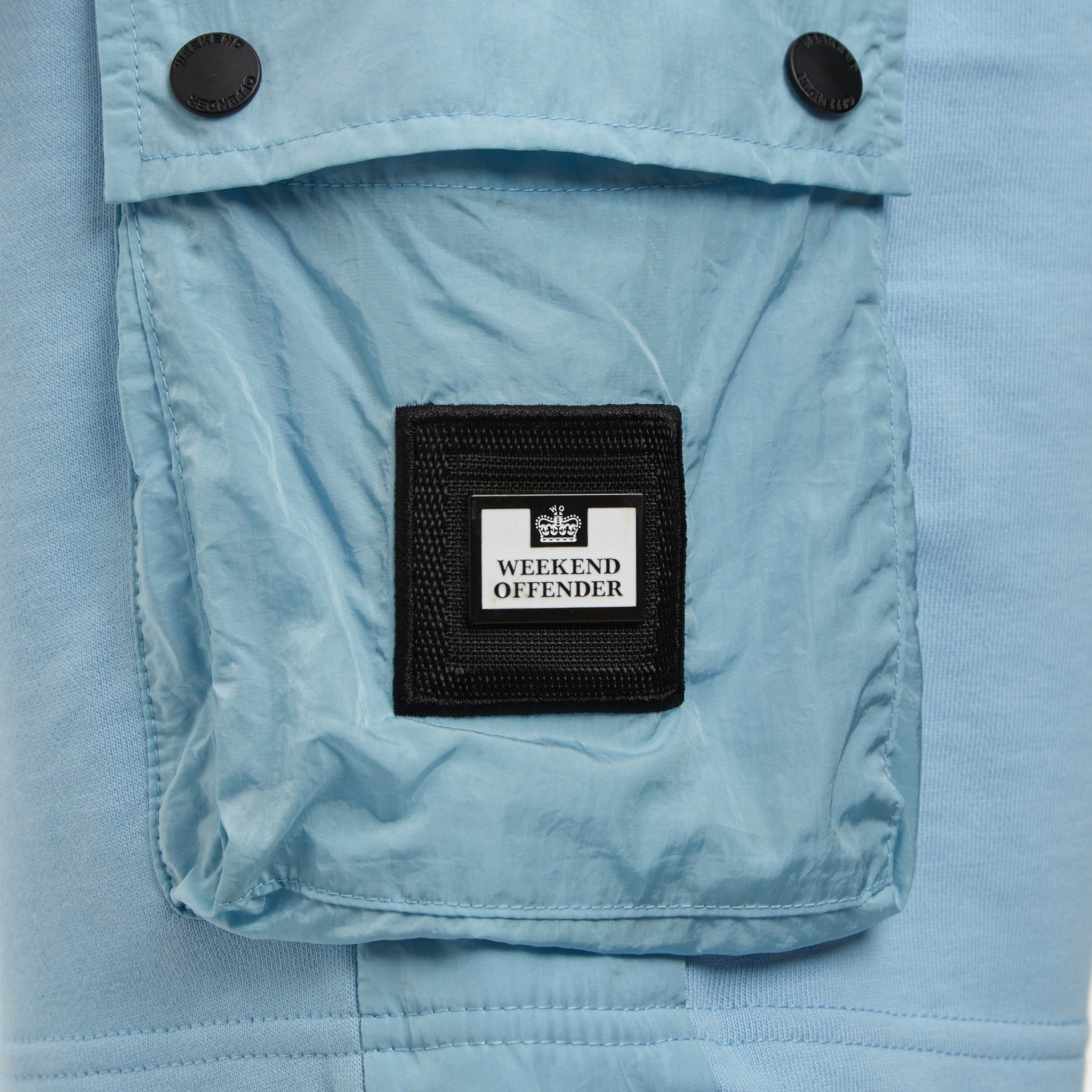 Weekend Offender Pink Sands Jogger shorts Skyfall Blue