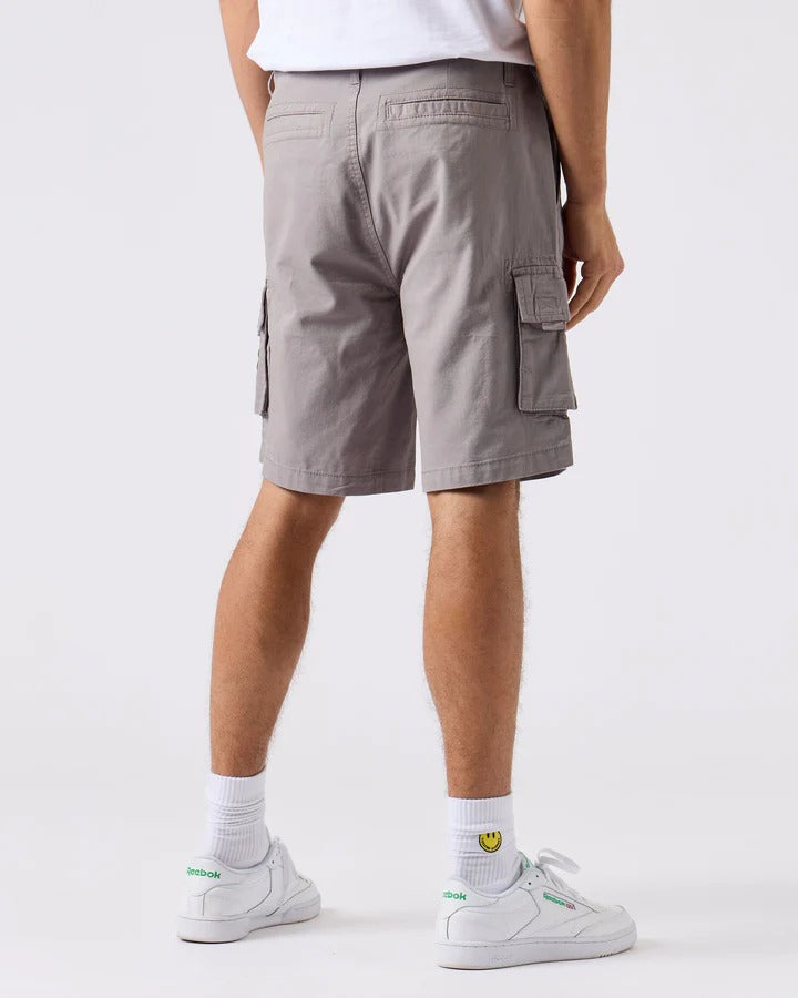 Weekend Offender Mascia Cargo Shorts Smoke Grey