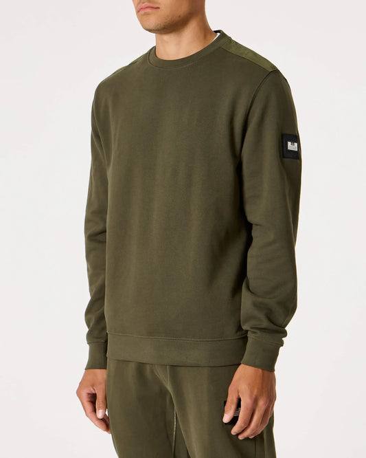 Weekend Offender F Bomb Sweatshirt in Dark Green