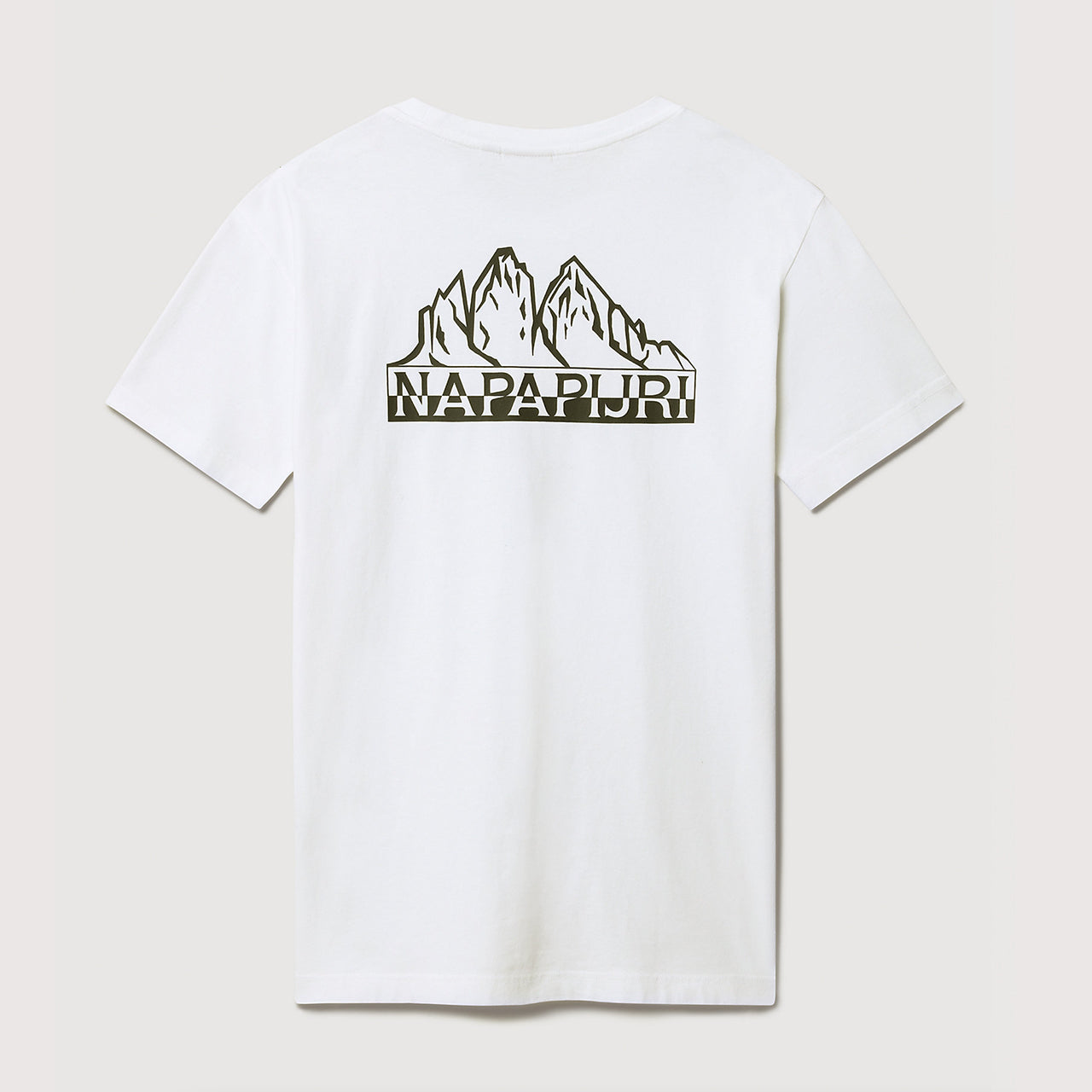Napapijri Short Sleeve T-Shirt Saretine in Bright White