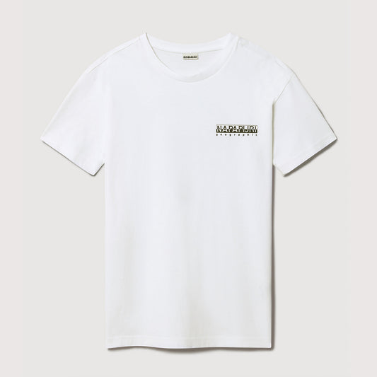 Napapijri Short Sleeve T-Shirt Saretine in Bright White