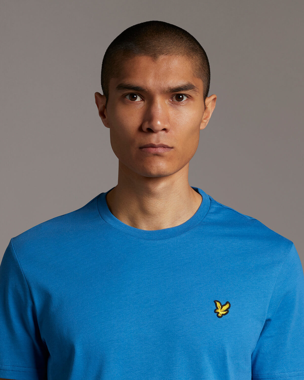 Lyle & Scott Crew Neck Logo T-Shirt Yale Blue