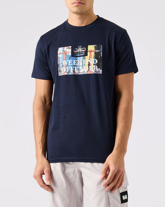 Weekend Offender Bissel T-Shirt Navy