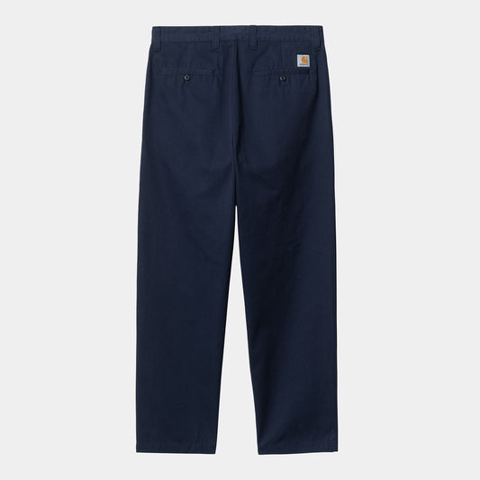 Carhartt WIP Calder Cotton Twill Pant Dark navy Rinsed
