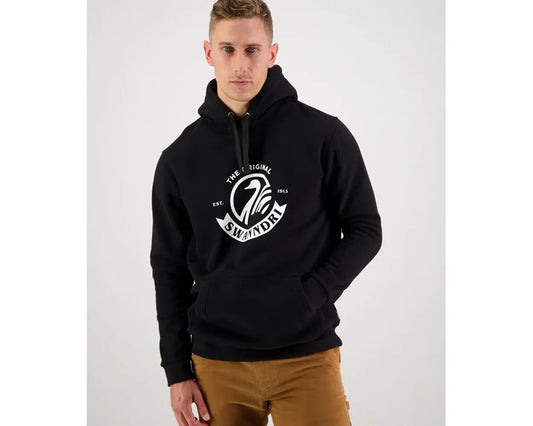 Swanndri Original Fleece Hoodie Black