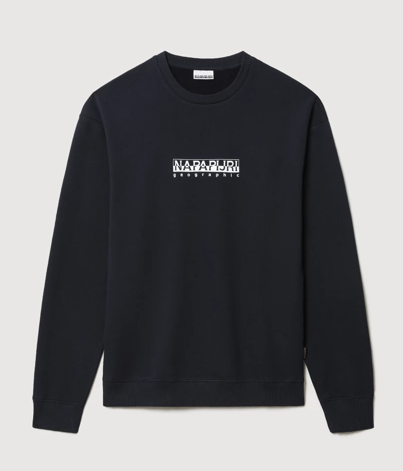 Napapijri B-Box Sweatshirt in Blue Marine