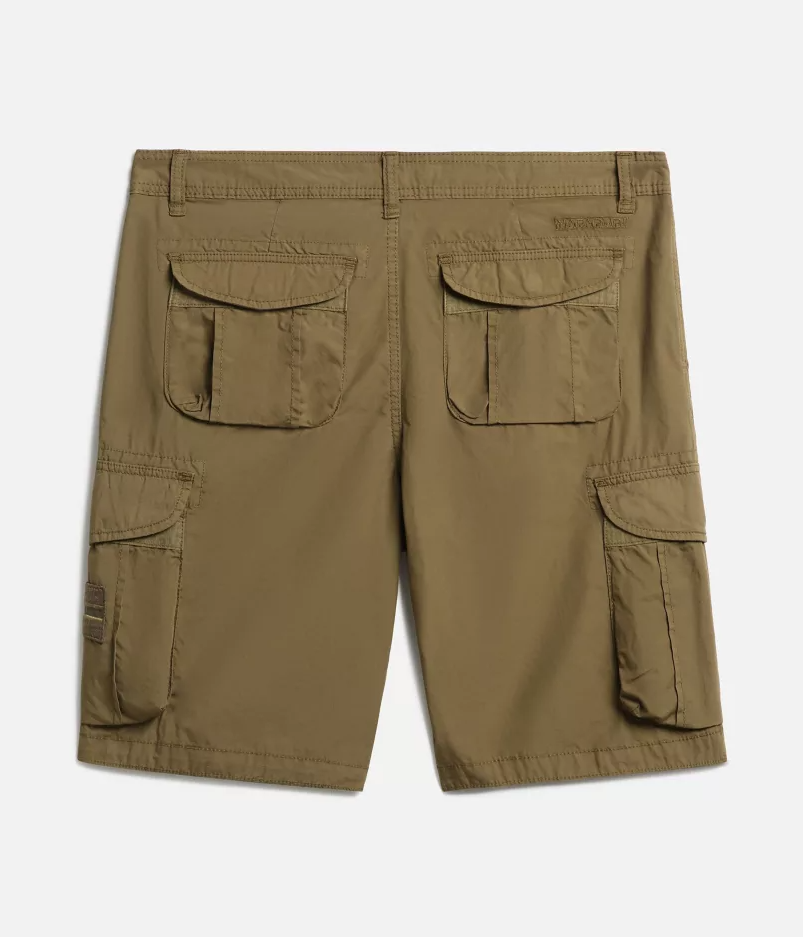 Napapijri N-Novas Shorts in Dark Olive