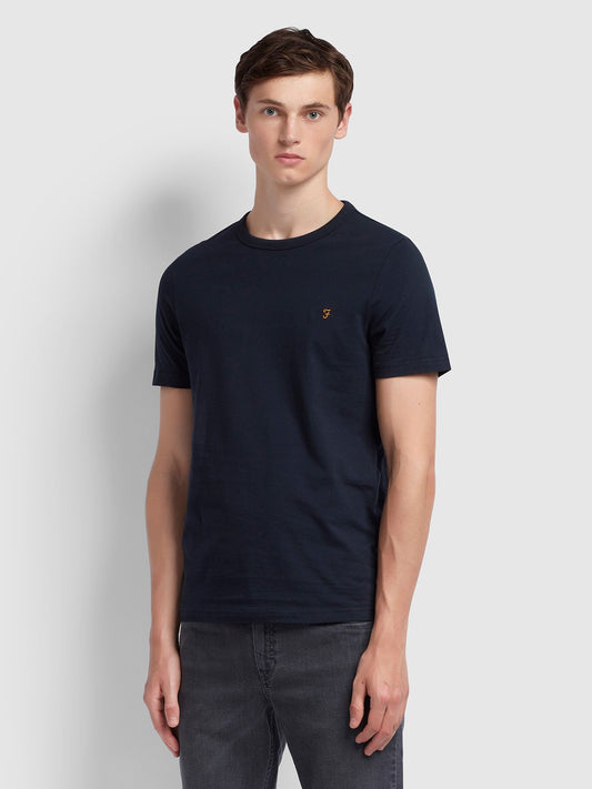 Farah Dennis Crew T-Shirt True Navy