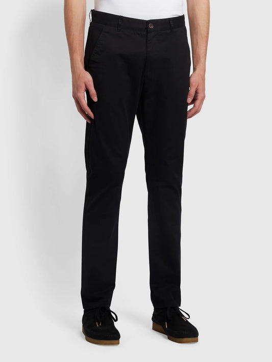 Farah Elm Twill Chino in Black