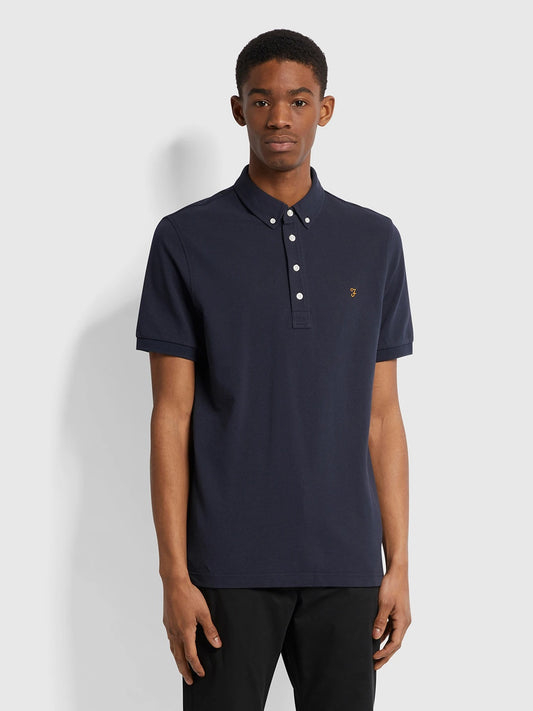 Farah Ricky SS Polo in True Navy
