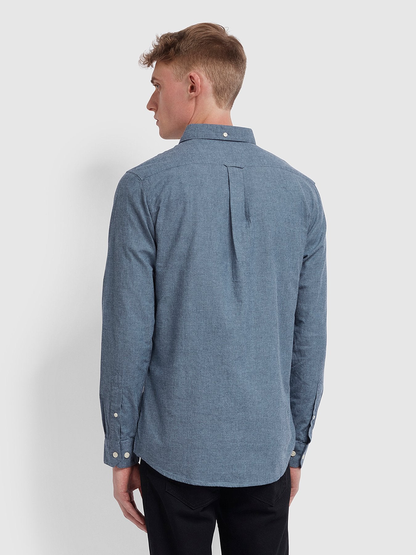 Farah Steen Shirt in Blue Bell