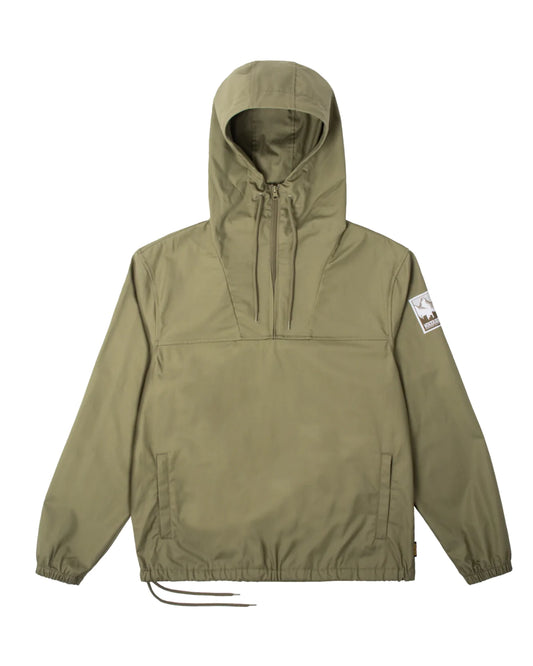 Hikerdelic Conway Hooded Smock Jacket Khaki