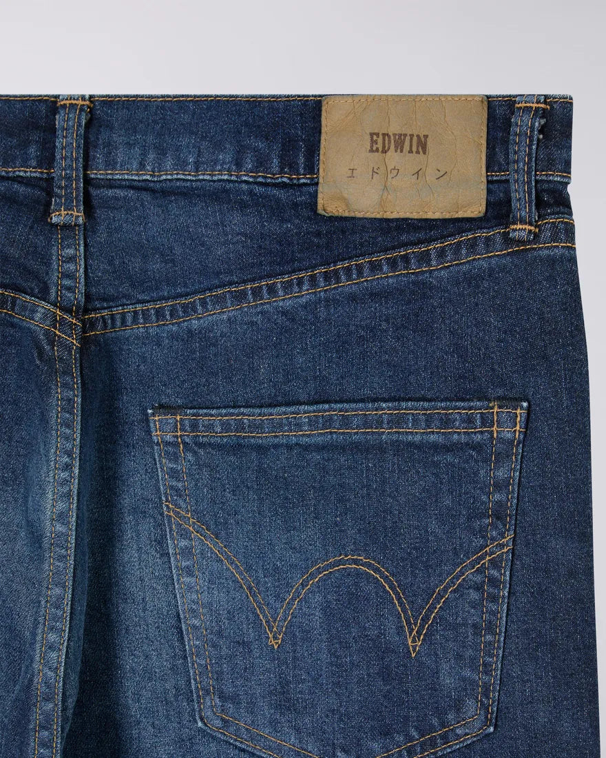 Edwin Regular Tapered Kaihara 13oz Blue Mid Dark Used Denim Jeans