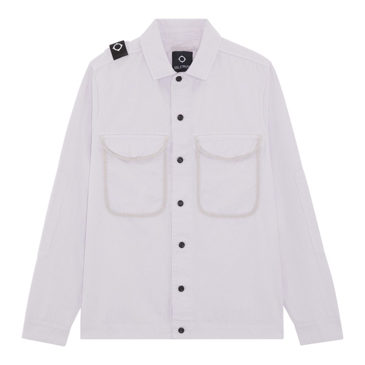 Ma.Strum GD Zip Front Overshirt Thistle