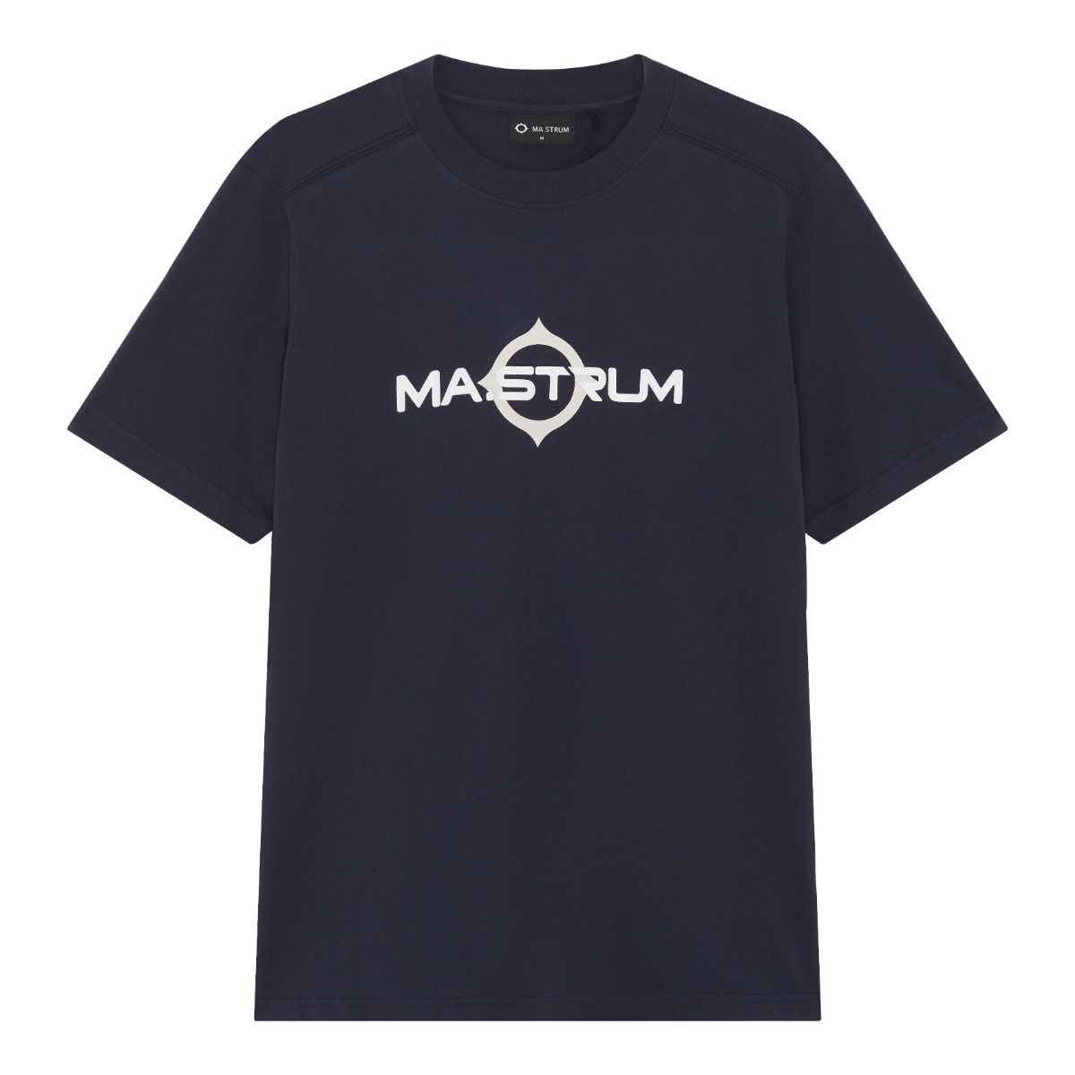 Ma.Strum Logo Print T-Shirt Ink Navy