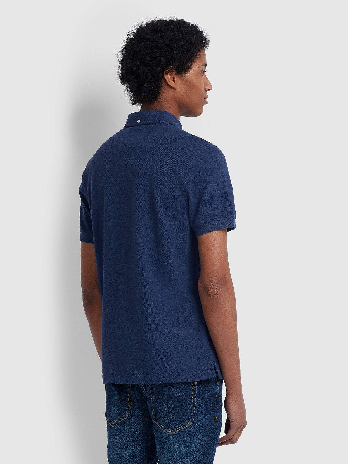 Farah Ricky SS Polo in Peony Blue