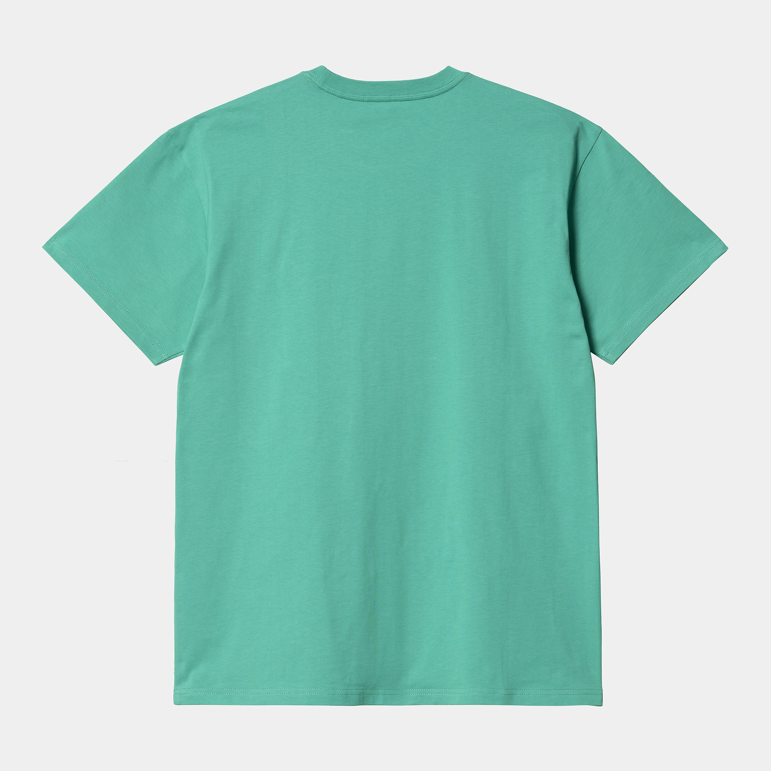 Carhartt WIP S/S Chase T-Shirt in Aqua Green/Gold