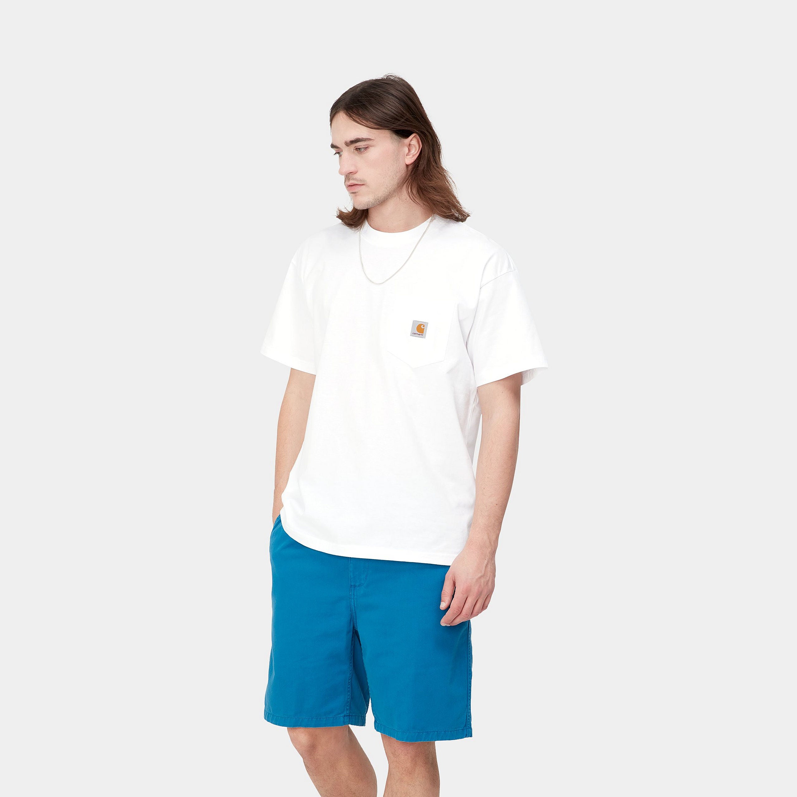 Carhartt WIP S/S Tamas Backprint Pocket T-Shirt in White